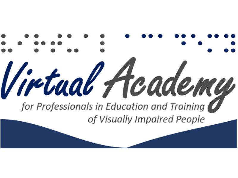 Logotipo do VAPETVIP (Virtual Academy for Professionals in Education and Training of Visually Impaired People)