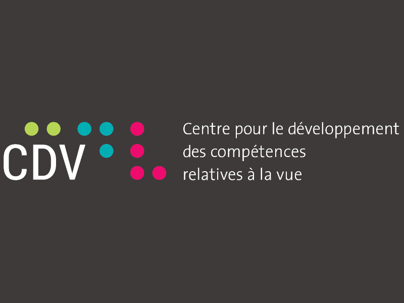 Logotipo do CDV - Centre pour le développement des competences realtives à la vue
