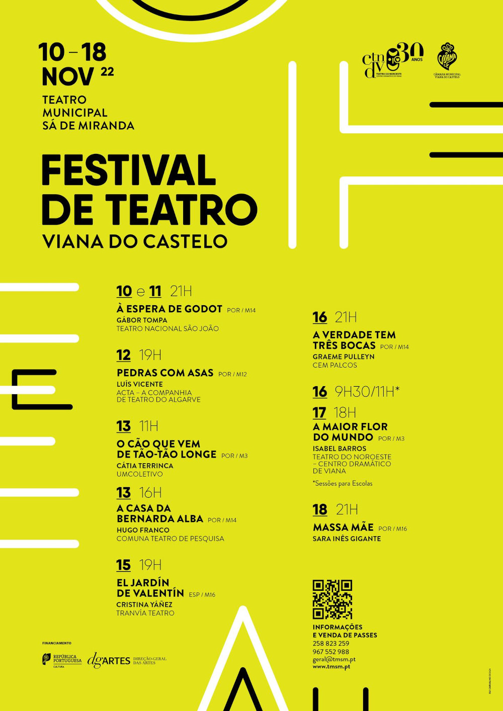 Cartaz do Festival de Teatro de Viana do Castelo