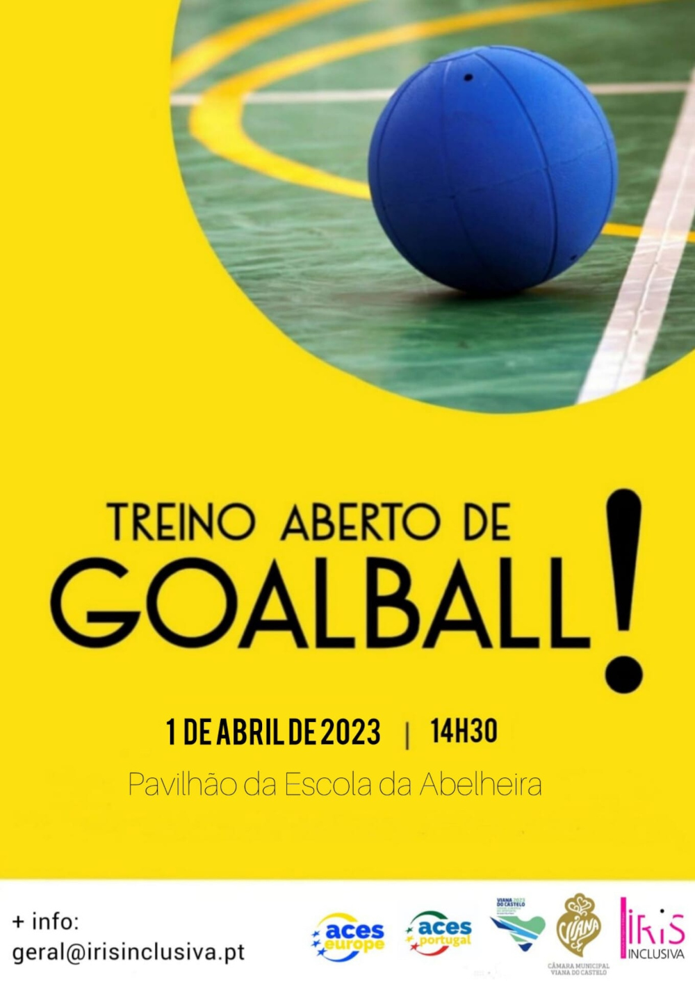 Leia mais sobre Treino Aberto de Goalball